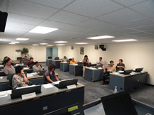 Students from South Korea prepare for the On-Site One Week Express course held at Camp Henry, Daegu Korea